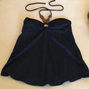 Black maternity swim top sz S